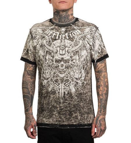 Affliction Shirt Reversible 2 in 1 Electric Fire