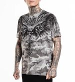 Affliction Shirt Death Eyes Camo