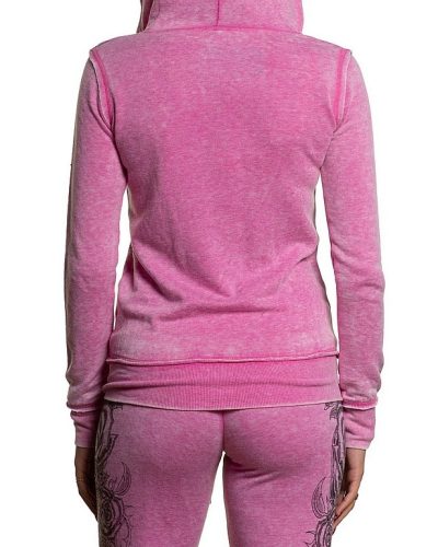 Affliction Zip Hoody Forgotten Burnout