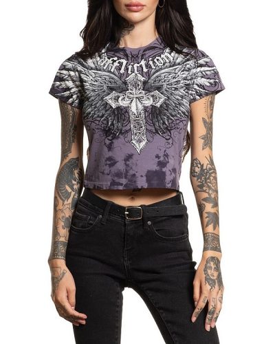 Affliction Crop Top Jovial