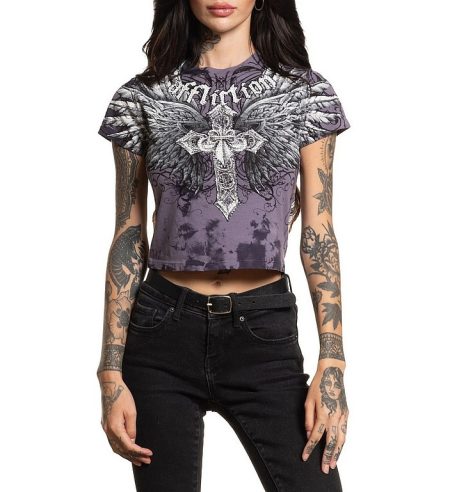 Affliction Crop Top Jovial