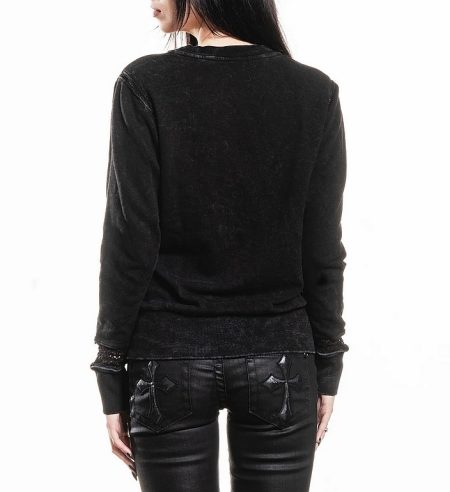 Affliction Pullover Crows