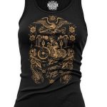 Lethal Angel Damentank Biker Tattoo Girl Brown