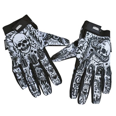 Lethal Angel Handschuhe Tattoo Skull