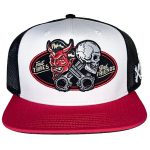 Lethal Threat Snapback Cap Devil Skull