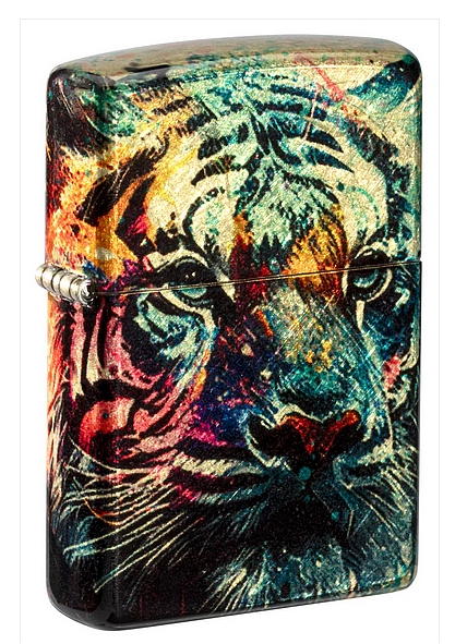 zippo-46145-painted-tiger-design