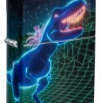 Zippo Cyber Dino / leuchtet im Dunkeln