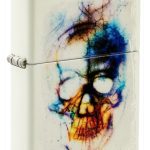 Zippo Skull White / leuchtet im Dunkeln