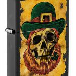 Zippo Lucky Irish Skull