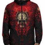 Barmetal Jacke Red Skull