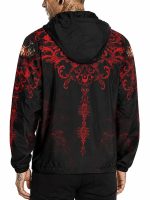 Barmetal Jacke Red Skull – Bild 2
