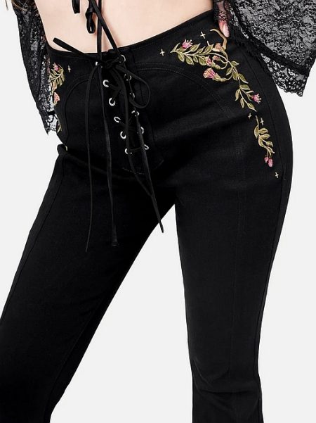 Restyle Schlaghose Botanik