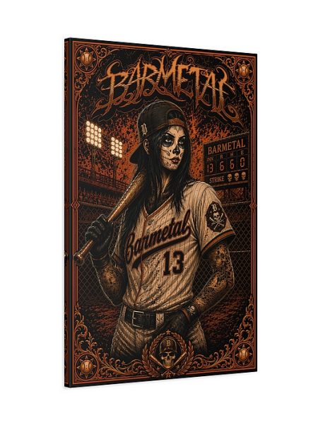 Barmetal Leinwand La Catrina Homerun