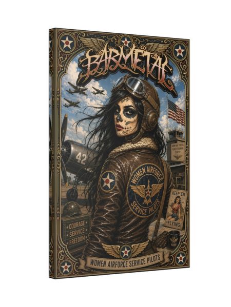 Barmetal Leinwand Women Airforce