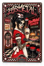 Barmetal Blechschild American Diner 20x30 CM