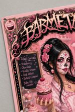 Barmetal Blechschild Cupcake Queen 20x30 CM – Bild 2