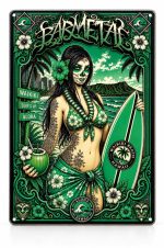Barmetal Blechschild Hawaii 20x30 CM