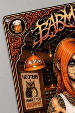 Barmetal Blechschild Hooters Girl 20x30 CM – Bild 2