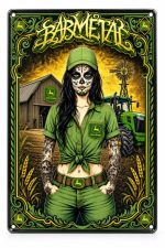 Barmetal Blechschild John Deere 20x30 CM