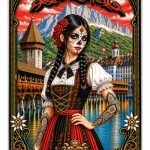 Barmetal Blechschild Luzern 20x30 CM