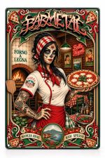 Barmetal Blechschild Pizzaiola 20x30 CM