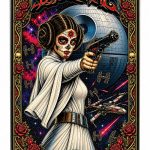 Barmetal Blechschild Princess Leia 20x30 CM