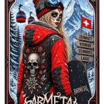 Barmetal Blechschild Snow Capped Romance 20x30 CM